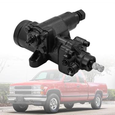 Imagem de Raodelupe Caixa de direção hidráulica 800134 proporção rápida de proporção 12,7:1 compatível com Chevy C1500 C2500 K1500 K2500 Tahoe para Cadillac Escalade para GMC C1500 1988-2000
