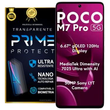 Imagem de Película Hidrogel Mi Poco M7 Pro 5g Transparente Ou Fosca (Transparente)