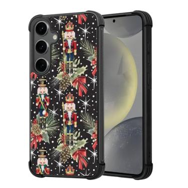 Imagem de Mingdao Capa compatível com Galaxy S25+ Plus, híbrida antiderrapante à prova de choque com amortecedor de TPU macio e couro PU elegante, inclui protetores de vidro para tela e câmera, quebra-nozes
