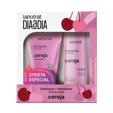 Imagem de Kit Hidratante Labotrat Cereja 190ml + Esfoliante Dia a Dia Cereja 150