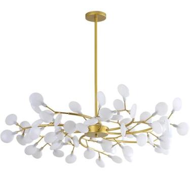 Imagem de Lustre Teto 110Cm Ramos Árvore 54 Leds Luminária Metal - GIMPO