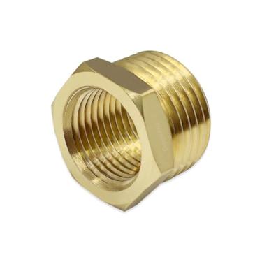 Imagem de Hooshing Adaptador de mangueira de chuveiro, G1/5.1 cm fêmea para GHT 3/10.2 cm macho encaixe de mangueira de jardim, adaptador de mangueira de chuveiro