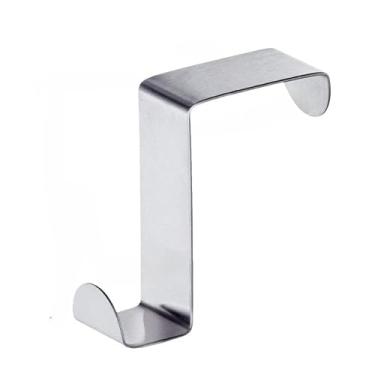 Imagem de Cabideiro de Porta, Kit 2/6/10 Ganchos de Porta e Armário Cabideiro Inoxidável, 6 X 2,5 Cm(10 Unidades)