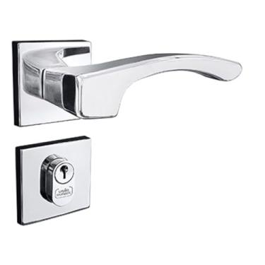 Imagem de Fechadura Onix Externa Roseta Cromada 55mm União Mundial