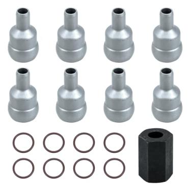 Imagem de RYANSTAR RACING Kit de reparo de tubo de esfera de trilho de óleo de alta pressão com anéis de vedação compatíveis com motor diesel Ford 6.0L Powerstroke 2003-2007