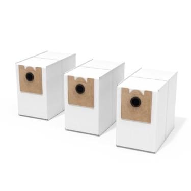 Imagem de Lefant 3 pacotes de kit de substituição de sacos de poeira adequado para estação base Lefant do robô aspirador de pó M3