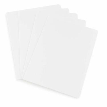 Imagem de Kit Conjunto c/ 50 Pasta L A4 Branca Fosca Total 50 Unidades - Plascon