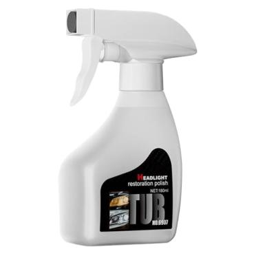 Imagem de Limpador de farol, spray de reparo de lente amarelada, limpador de farol de alto brilho para garagem, caminhão, detalhamento, reboque, motocicleta, van, barco, RV