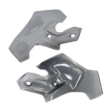 Imagem de Ysyqkn Defletores de Ar para Carenagem, Fácil Instalação, Acessórios para Carenagem Lateral Do para-, Cinza