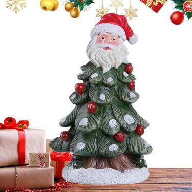 Imagem de do Pai Natal | Decoração de Casa com Árvore de Pai Natal | Escultura Decorativa para Mesa,para Adultos Crianças Sala de Estar Quarto Prateleira Entrada Mesa Armários Lojas de Festa Casa Nova