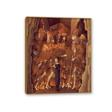 Imagem de Zeichn8u Remedios Varo Decoração de parede invocação impressões em tela pintura surrealismo arte de parede decoração de casa Remedios Varo pôster presente para quarto sala de estar 90 x 70 cm (36 x 28