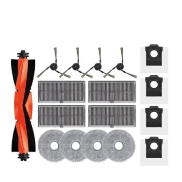 Imagem de Compatible With Dreame X40 Ultra, X40 Pro, S30 Pro Ultra Parts Accessories Main Side Brush Hepa Filter Mop Cloth Dust Bag Replacement(17.pcs)