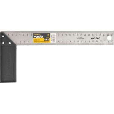 Imagem de Esquadro 10" cabo plástico Vonder