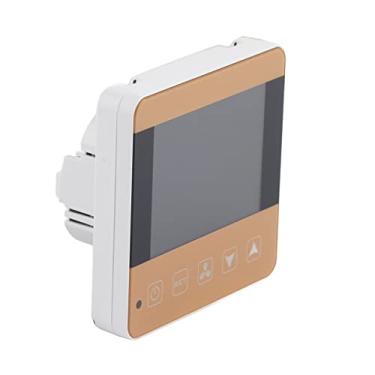 Imagem de LiebeWH Termostato Digital Com Tela Sensível Ao Toque Inteligente para Ar Condicionado Central, Controlador de Temperatura Programável LCD Com 4 Modos de Velocidade, Testes de Alta Confiabilidade,