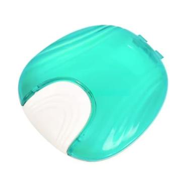 Imagem de Estojo Caixinha Protetor para Alinhadores, Dentaduras e Aparelhos de Bruxismo – Armazenamento Compacto e Seguro (Verde)