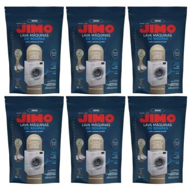 Imagem de Kit 6 Lava Máquinas De Roupas Limpeza Interna Tira Manchas Sujeira Fiapos 12x20g Pastilha Concentrada Para Limpeza Interna Melhora Rendimento Do Eletro