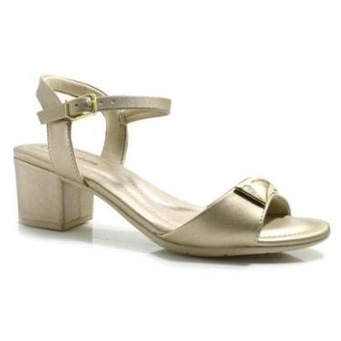 Imagem de Sandália de Salto Bloco Feminina Comfortflex-Feminino