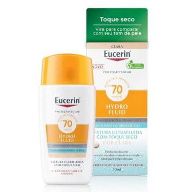 Imagem de Protetor Solar Facial Eucerin Sun Hydro Fluid Toque Seco Cor Clara FPS