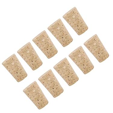 Imagem de Cryfokt Rolhas de Garrafa de Vinho de Madeira Cônica de Cortiça Natural para Garrafas de Cerveja, Conjunto de 10 Peças para Amantes de Vinho/cerveja, 22*17*35mm/20*15*35mm (Garrafas de cerveja usam