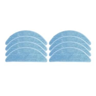 Imagem de Kit de peças de reposição compatível com o aspirador robô Yeedi K650 - Escova principal, escova lateral, filtro HEPA e pano de limpeza.(8 Mop)