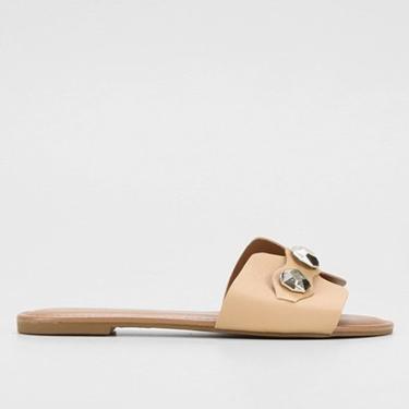 Imagem de Rasteira Look Fashion Recorte Pedraria-Feminino