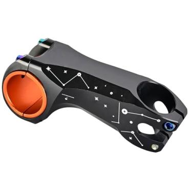 Imagem de Mesa de guidão para bicicleta de estrada/montanha em liga de alumínio CNC, 90 mm, 31,8 x 28,6 mm, para XC, MTB e AM. Acessórios para bicicletas.(Black 90mm)