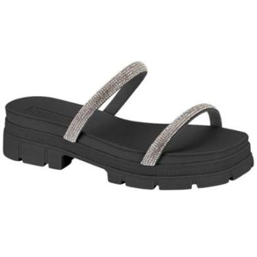 Imagem de Sandalia Papete Moleca Brilho Tratorada Feminina-Feminino