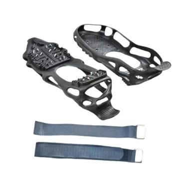 Imagem de Baoblaze Grampos de gelo, crampons, aderência antiderrapante para neve, ideal para caminhadas e montanhismo, S