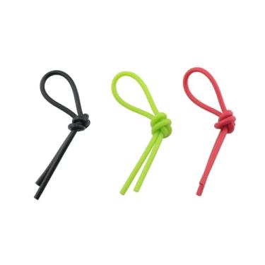 Imagem de JianLing 3 pulseiras de borracha para tiro com arco e flecha, anel de mira composto de borracha, 310 mm, preto, vermelho, verde para equipamentos de tiro com arco