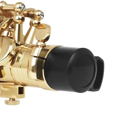 Imagem de Alomejor Plugue Final do Saxofone, Tampas de 3pcs ABS para Proteção do Pescoço Curvo Tenor para Prática e Armazenamento