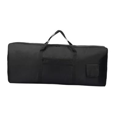 Imagem de oshhni Estojo para teclado de 76 teclas, capa protetora para piano eletrônico, bolsa portátil com bolso, impermeável, ideal para estúdio de música.