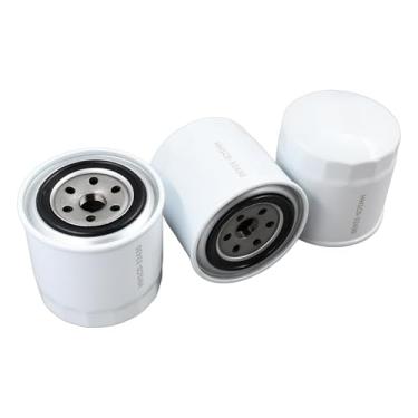 Imagem de Molloparts 3 peças de filtro de óleo HH1C0-32430 1C020-32430 compatível com Kubota Loader SSV65 SSV75 SVL75 SVL90 SVL95 Escavadeira KX033-4 KX057-4 KX080-3 KX080-4 KX080-4 X91-3 Trator M105 M108 M110