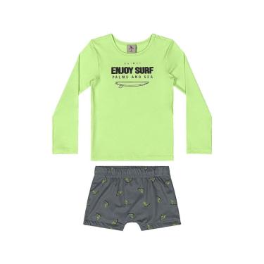 Imagem de Conjunto Camiseta UV e Sunga Boxer Quimby-Masculino