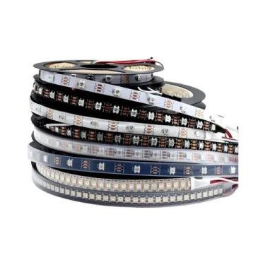 Imagem de Fita LED Inteligente RGBIC WS2812B 5050 30 60 144 Pixels Por Metro DC5