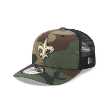 Imagem de BONE NEW ERA 9SEVENTY NEW ORLEANS SAINTS NFL SALUTE SERVICE 2025 PRETO-Masculino