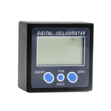 Imagem de Transferidor eletrônico PRO 360 Digital Angle Level Angle Meter Angle Bevel Magnets Base Digital Plastic Inclinometer
