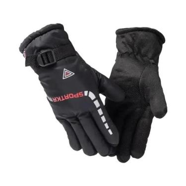 Imagem de Luvas Térmicas Impermeáveis Unissex Para Ciclismo De Inverno, Antiderr