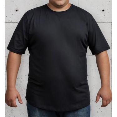 Imagem de Camiseta Algodão Plus Size Tamanho Grande G1 G2 G3 G4 G5 - Lishoope, P