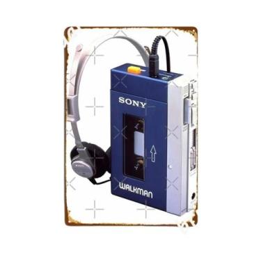 Imagem de Walkman sinais de metal clube festa garagem clube retro decoração da p