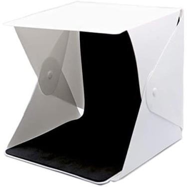 Imagem de Mini Estudio Fotográfico Com Luz Led Photo Studio Usb Portatil Foto 22 cm x 25 cm x 25 cm para Fotos de Produtos, Blogueiros e Artistas Digitais (4)