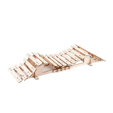 Imagem de simhoa Ponte para Crawler RC, Rampa de Obstáculos Simulada, Acessórios DIY, Bloqueio de Estrada em Declive Íngreme para Carros de Modelo Crawler em Escala, a Ponte de Vigas