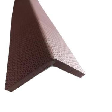 Imagem de Kit 2 Protetor de quina Cantoneira 50xcm 10mm autocolante protetor quina(Marrom)