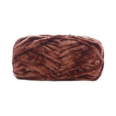Imagem de Fio De Lã De Veludo Grosso 100g Para Tricô Manual De Chapéus, Cachecói