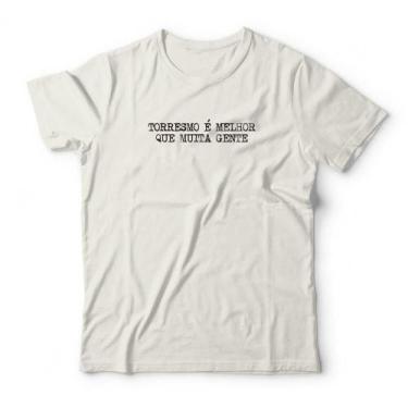 Imagem de Camiseta Torresmo É Melhor Que Muita Gente - Studio Geek, 4G, Off whit