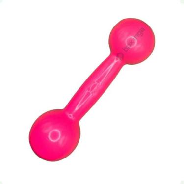 Imagem de Halter Emborrachado 3 Kg - Rosa - BOX INGÁ