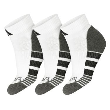 Imagem de Meia Adidas Performance Climacool Com 3 Pares - Branco-G