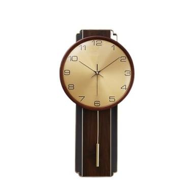 Imagem de Relógio de parede chinês moderno relógio de parede sala de estar casa relógio de quartzo de parede de escritório luz relógio de luxo relógio de alta qualidade relógio de parede para quarto (C)