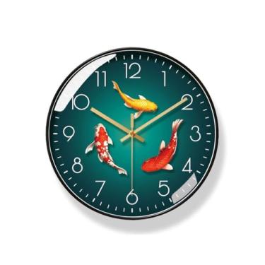 Imagem de Relógio de parede simples e criativo relógio de parede sala de estar restaurante relógio silencioso para casa relógio de parede relógio de quartzo relógio de parede para quarto (A)