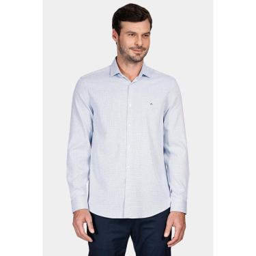 Imagem de Camisa Aramis Regular Maquinetada Fio 40 Azul-Masculino