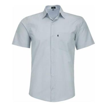 Imagem de Camisa Masculina Manga Curta Com Bolso Fácil De Passar 3032 - LBL, Pra